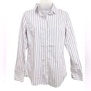 Banana Republic Riley Long Sleeve Button Down Shirt Size 4